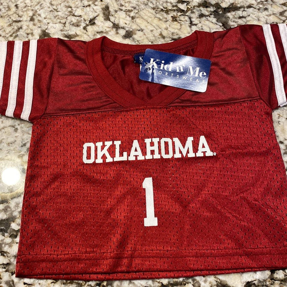 NWT infant 6 mos Sooners jersey
